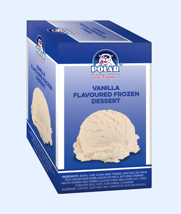 2L Vanilla Carton Polar Ice Cream